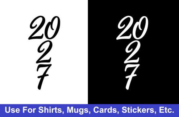 2027 New Year T-Shirt Design for Boys and Girls