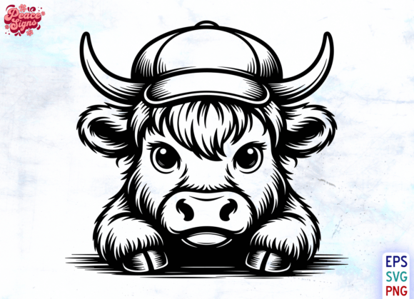 Charming Highland Cow SVG for Creative Projects