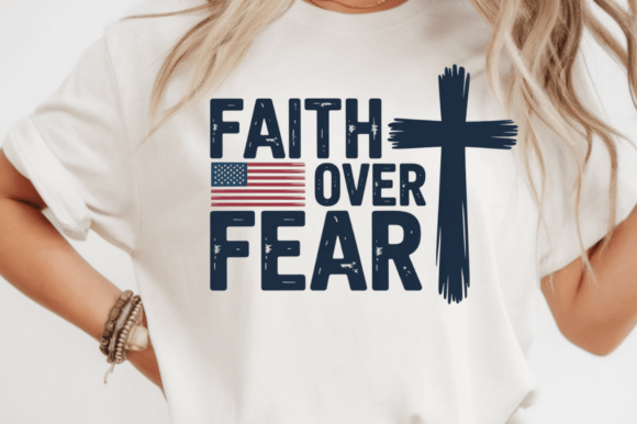 Faith Over Fear SVG and PNG: Elevating Your Creative Projects with High-Quality Sublimation Designs