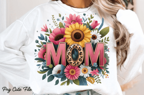 Floral Mama PNG: The Ultimate Mom Sublimation Design for Trendy DIY Projects