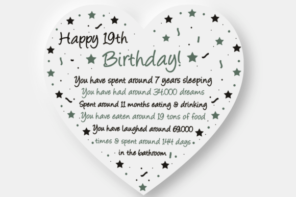 Funny 19th Birthday Heart Card: A Guide to Celebrating the Final Teen Milestone