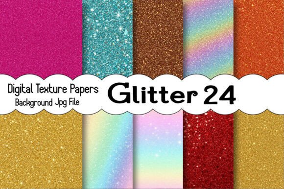 Sparkle & Shine: Glitter Background Digital Papers