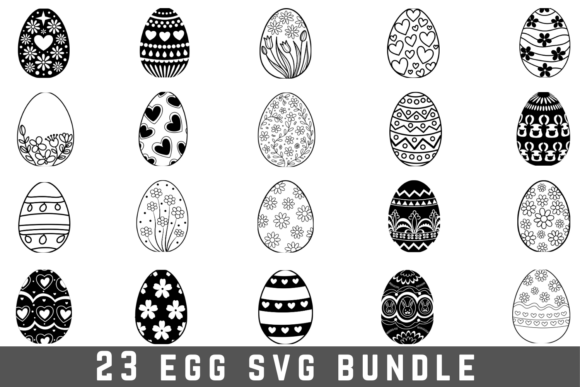 Unlocking Creativity with the 23 Egg SVG Bundle for Digital Crafting