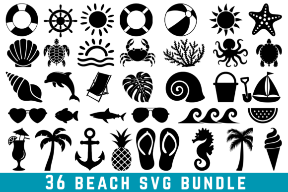 Unlocking Creativity with the 36 Beach Svg Bundle Svg Cut File for Your Next DIY Project